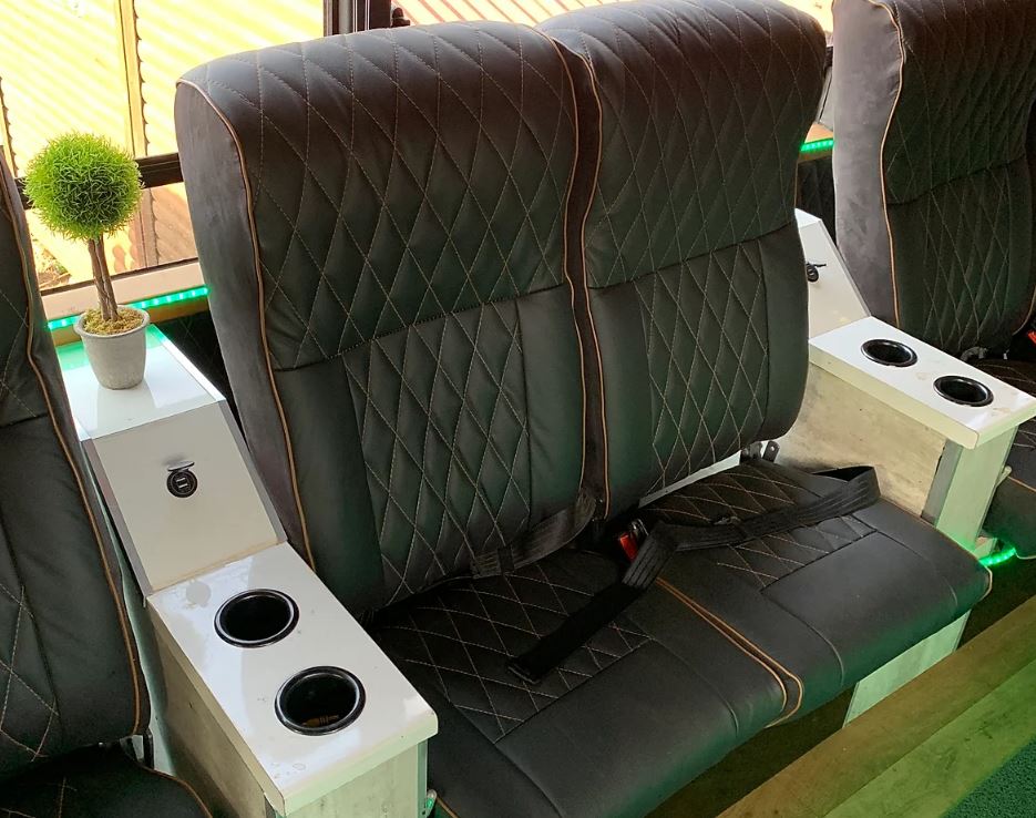 seats on partybus